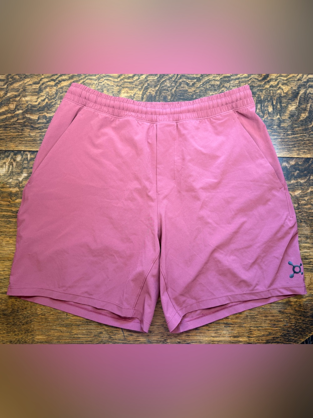Orangetheory + Lululemon Pace Breaker Shorts Mens Large Maroon 7” Linerless